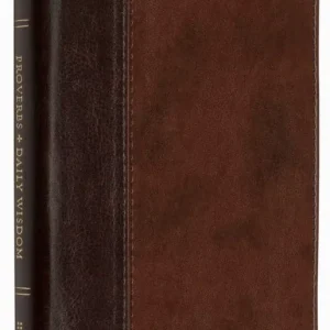 Super Sale ESV Proverbs daily wisdom brown/walnut timeless design trutone 10.5 fo — Christian Superstore New Zealand