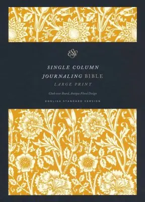 ESV Large Print Single Column Journaling Bible antique floral design c — Christian Superstore New Zealand Clearance