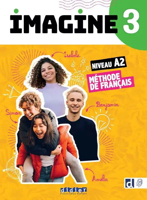 Imagine 3 - Niv. A2 - Livre + Didierfle.app Certified