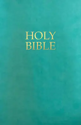 Kjver Gift and Award Holy Bible, Deluxe Edition, Coastal Blue Ultrasoft Direct From Factory